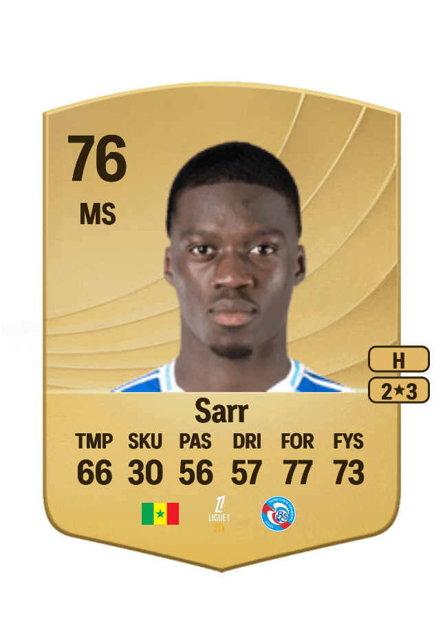 Mamadou Sarr card