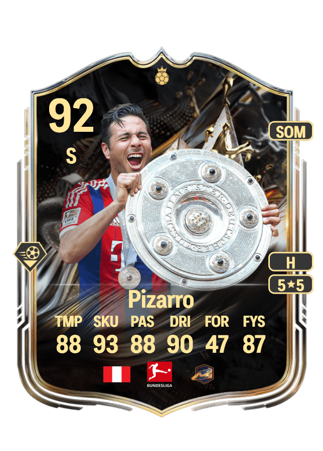 Claudio Pizarro card