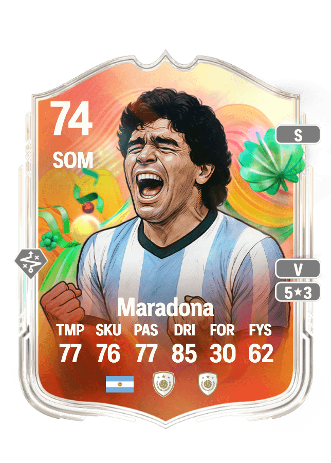 Diego Armando Maradona card