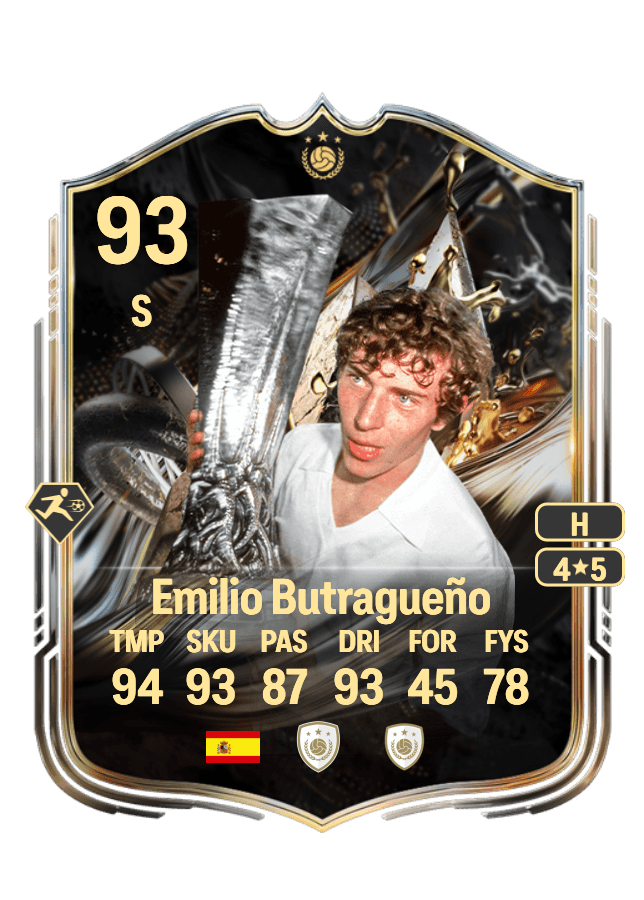 Emilio Butragueño card
