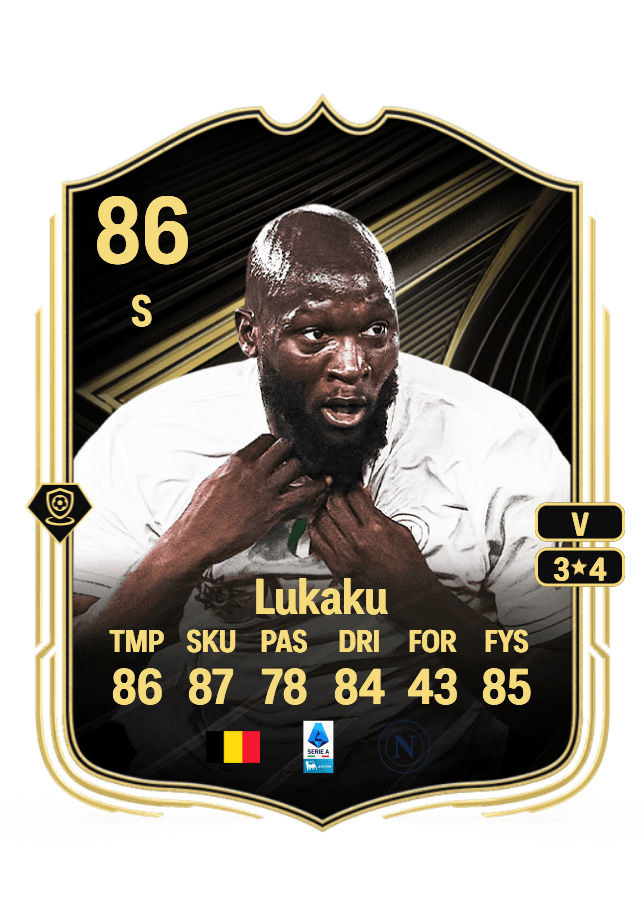 Romelu Lukaku card