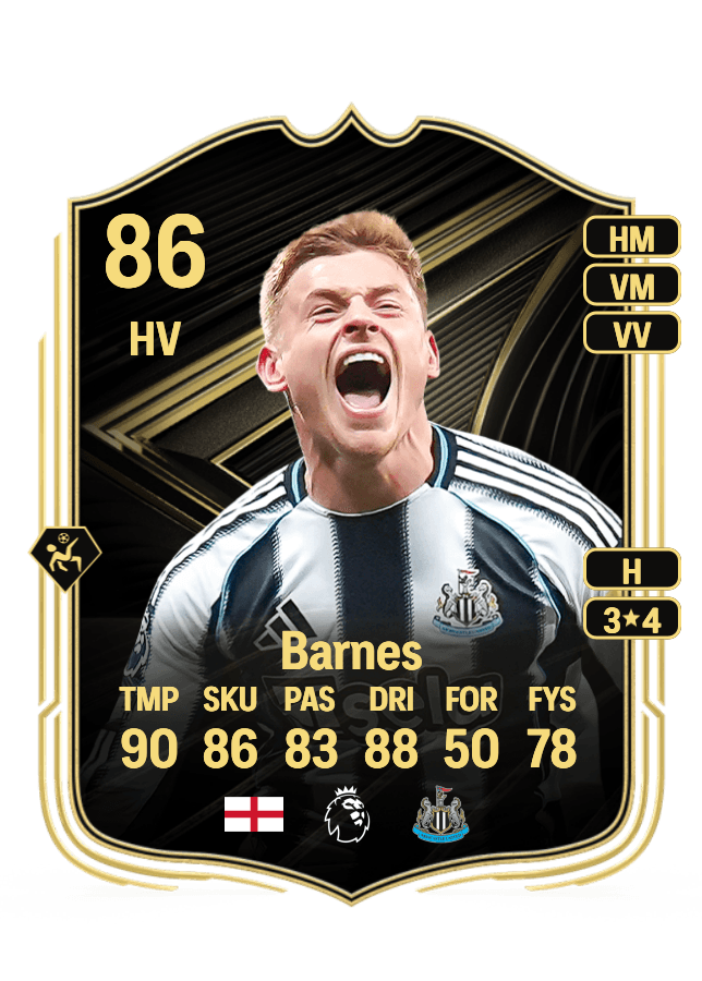 Harvey Barnes card