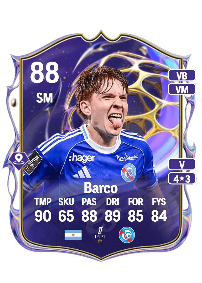 Valentín Barco card