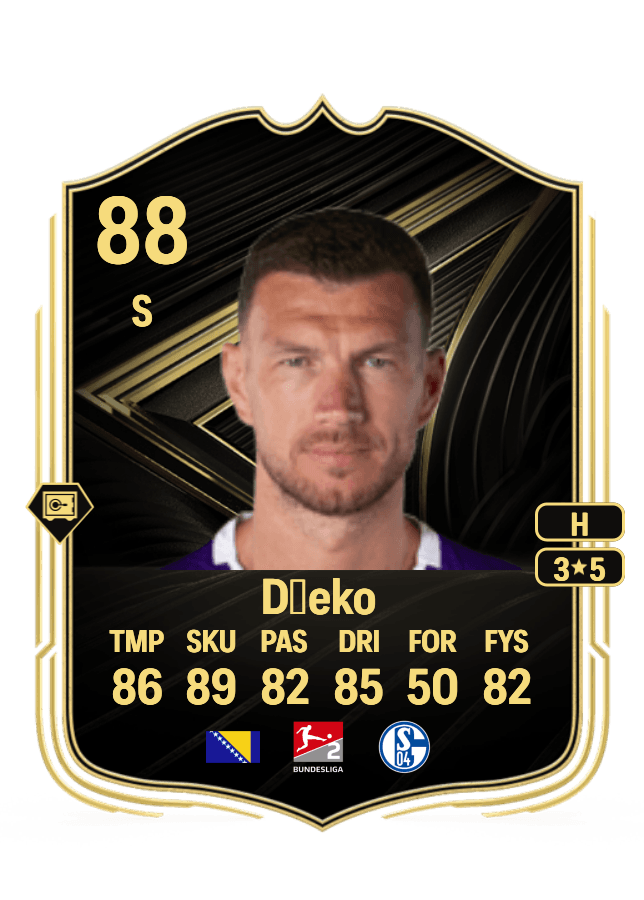 Edin Džeko card