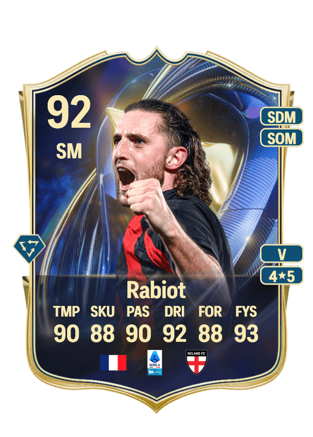 Adrien Rabiot card