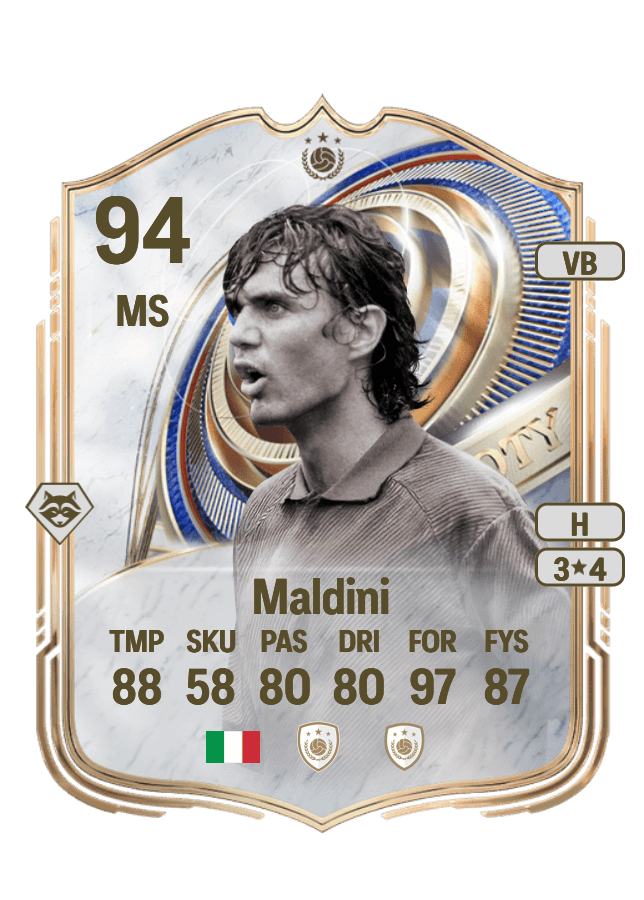 Paolo Maldini card