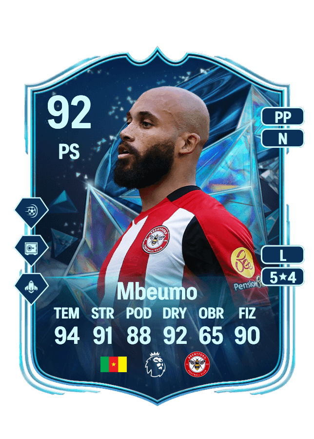Bryan Mbeumo card