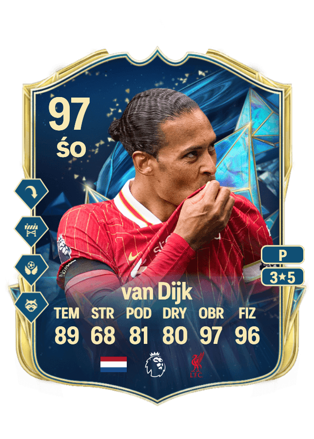Virgil van Dijk card