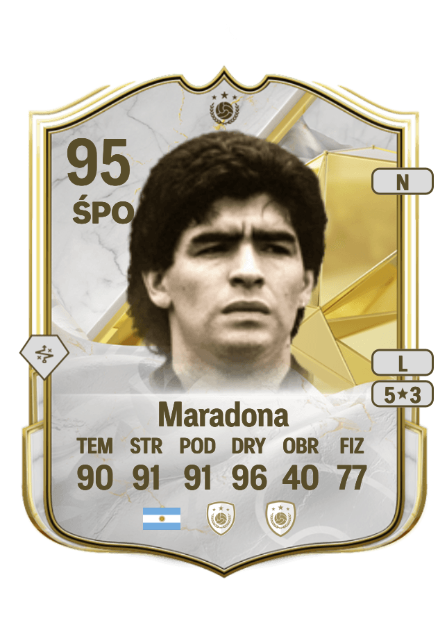 Diego Armando Maradona card