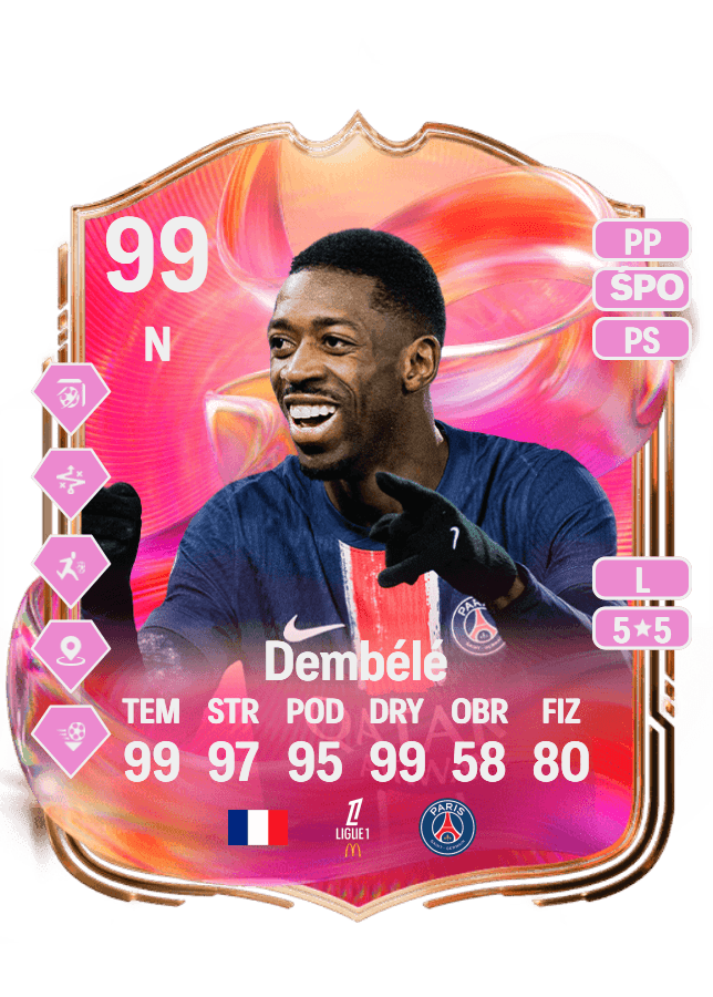 Ousmane Dembélé card