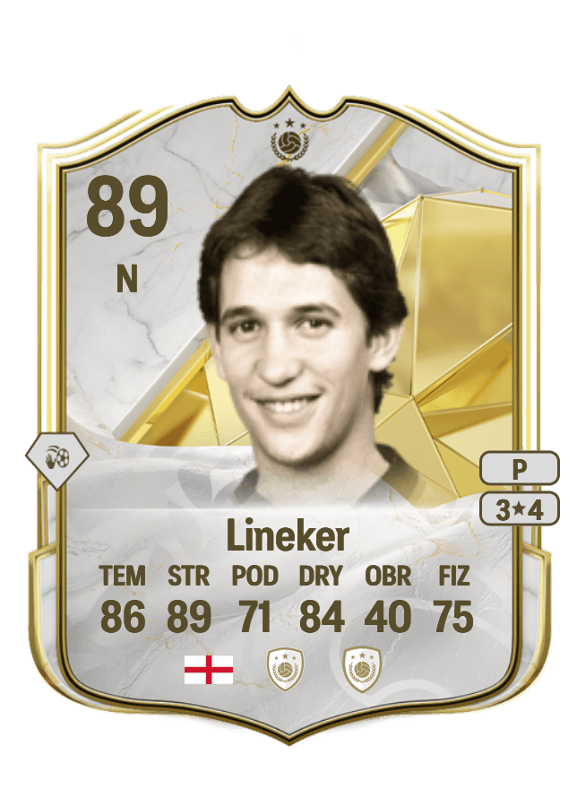 Gary Lineker card