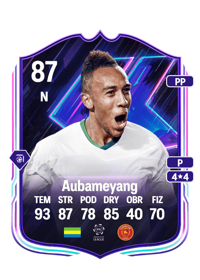 Pierre-Emerick Aubameyang card