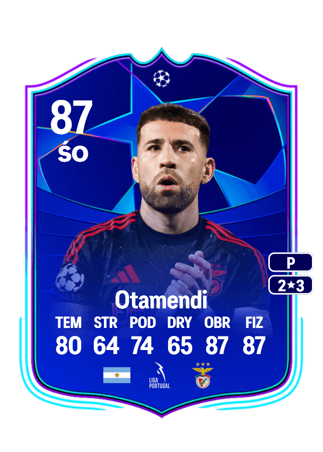 Nicolás Otamendi card