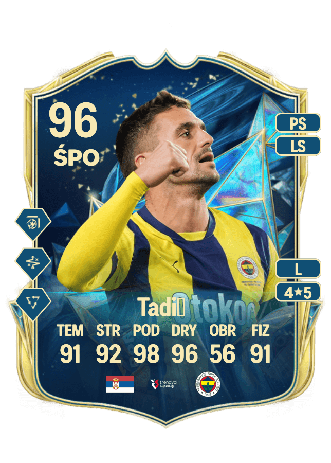 Dušan Tadić card