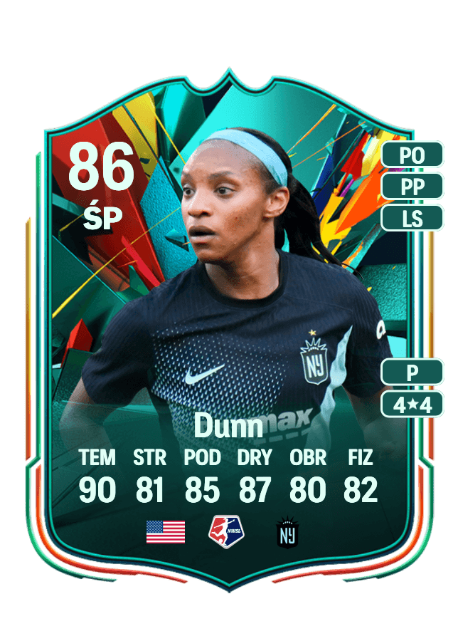 Crystal Dunn card
