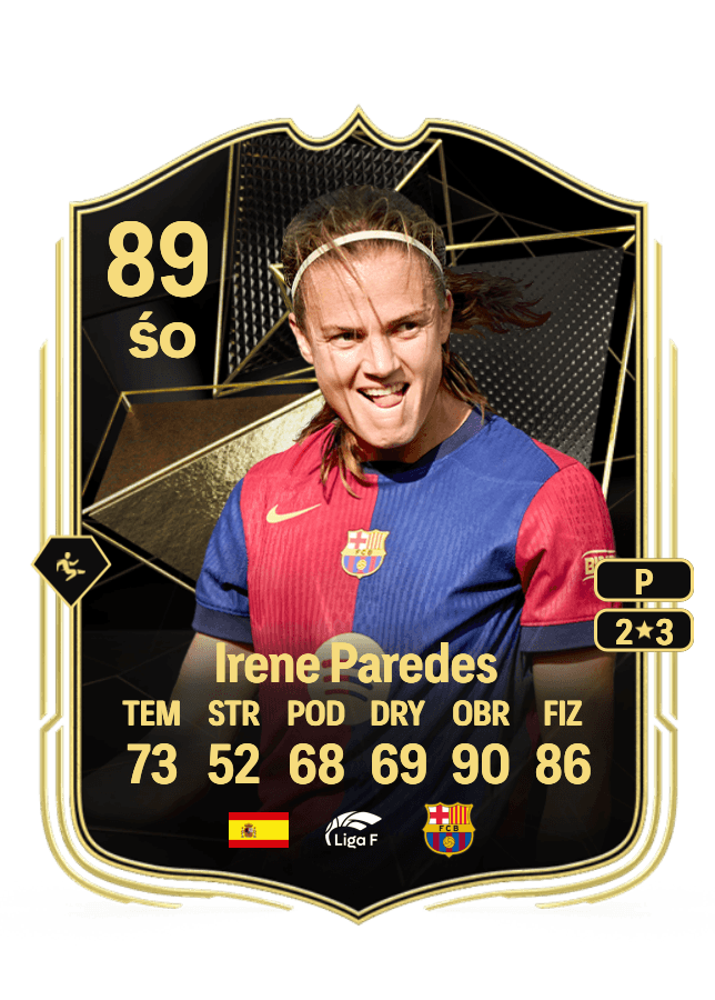 Irene Paredes card