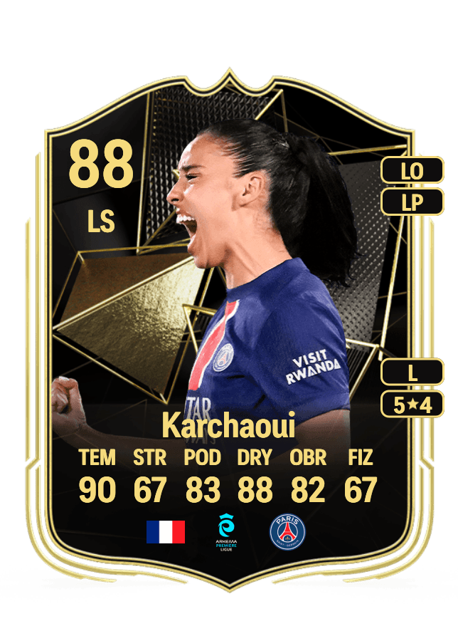 Sakina Karchaoui card