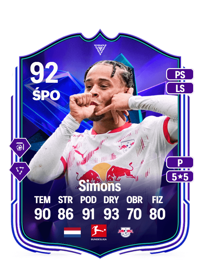Xavi Simons card