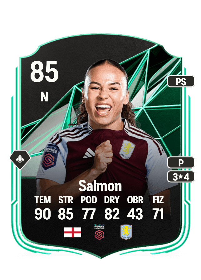 Ebony Salmon card