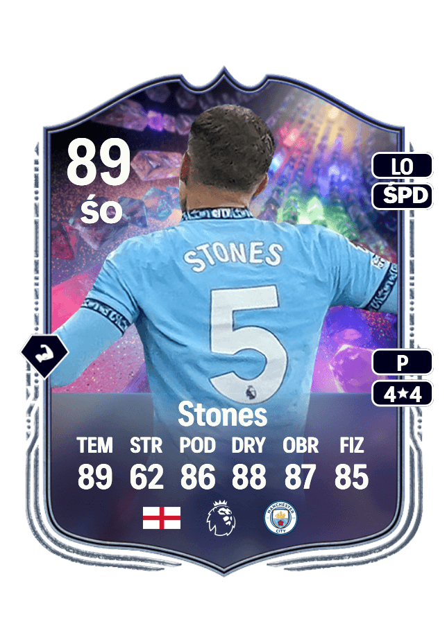 John Stones card