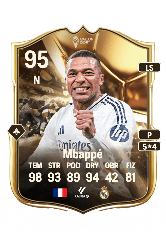Kylian Mbappé card
