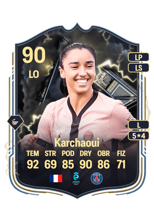 Sakina Karchaoui card