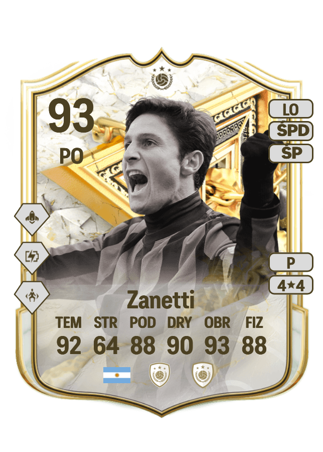Javier Zanetti card