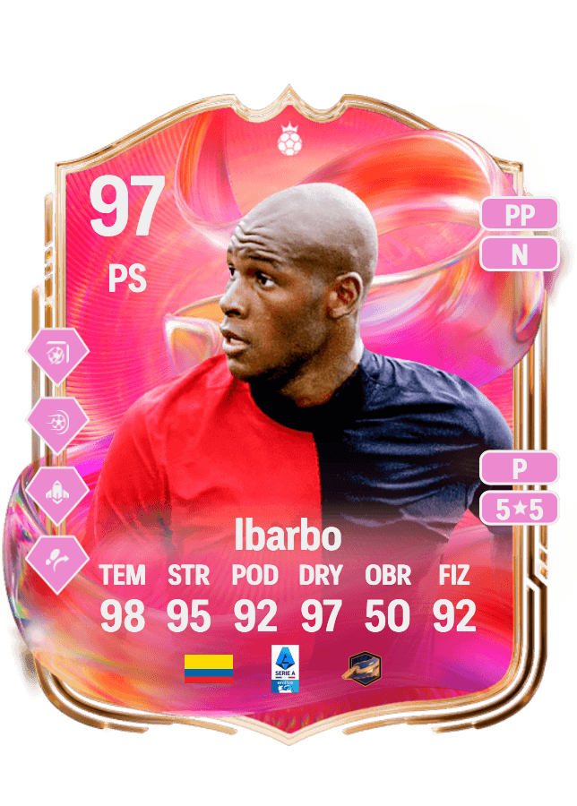 Víctor Ibarbo card