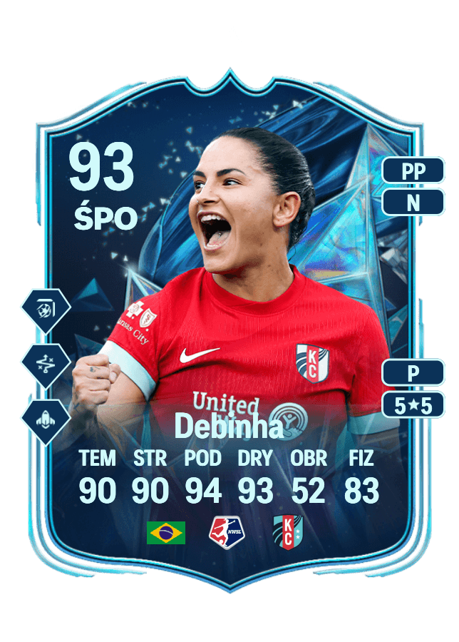 Debinha card