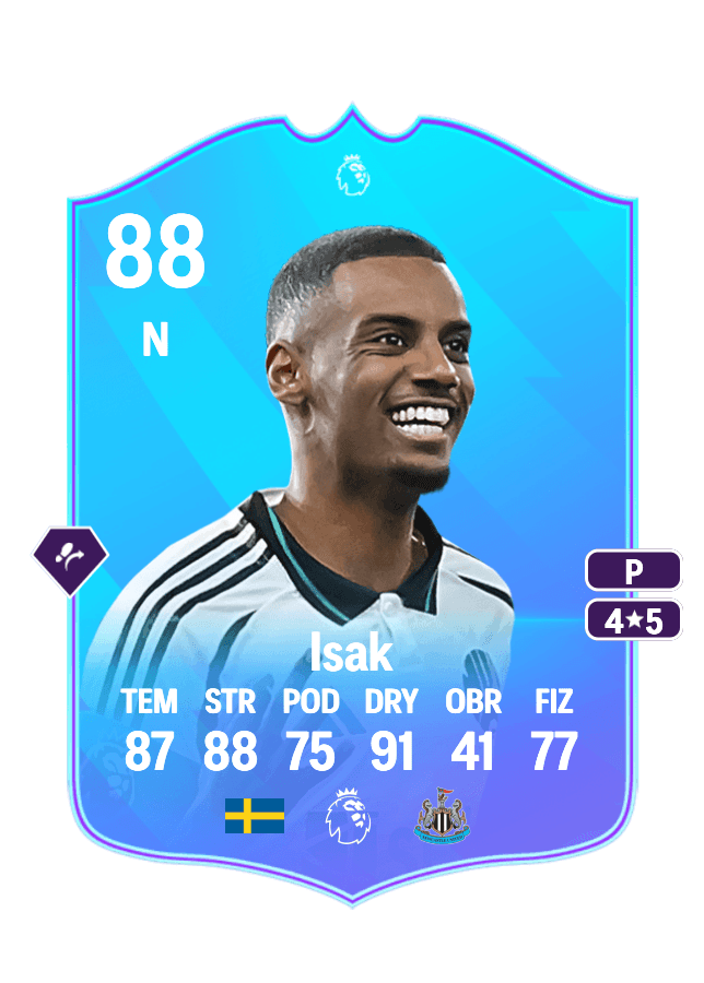 Alexander Isak card