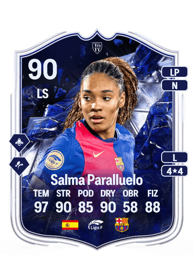 Salma Paralluelo card