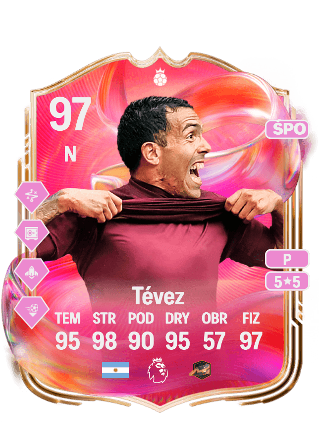 Carlos Tévez card