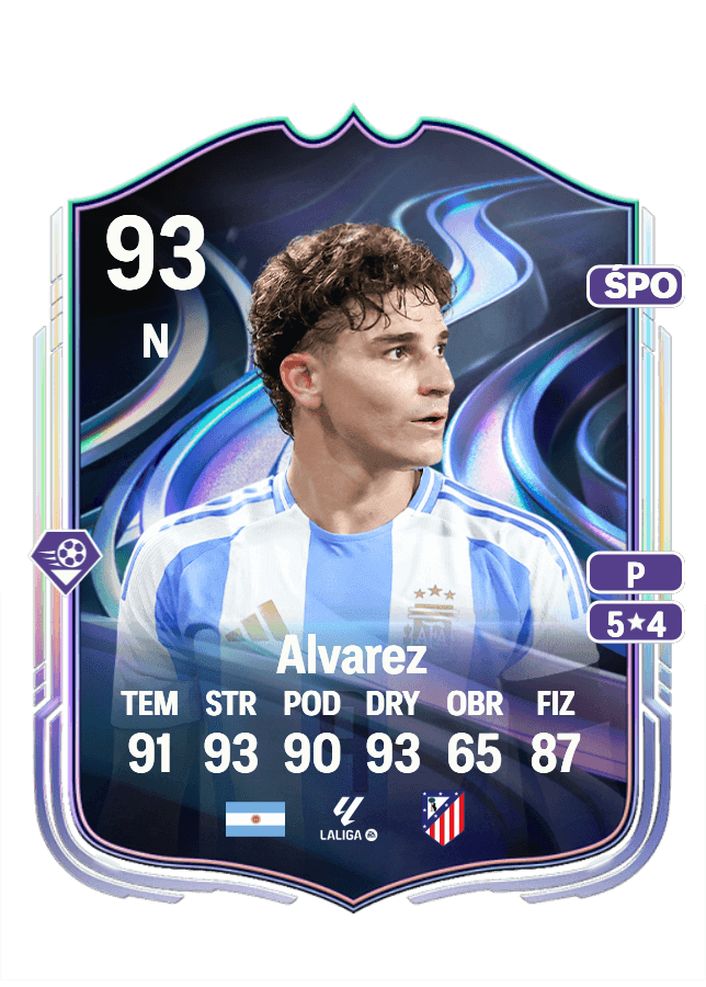 Julián Alvarez card