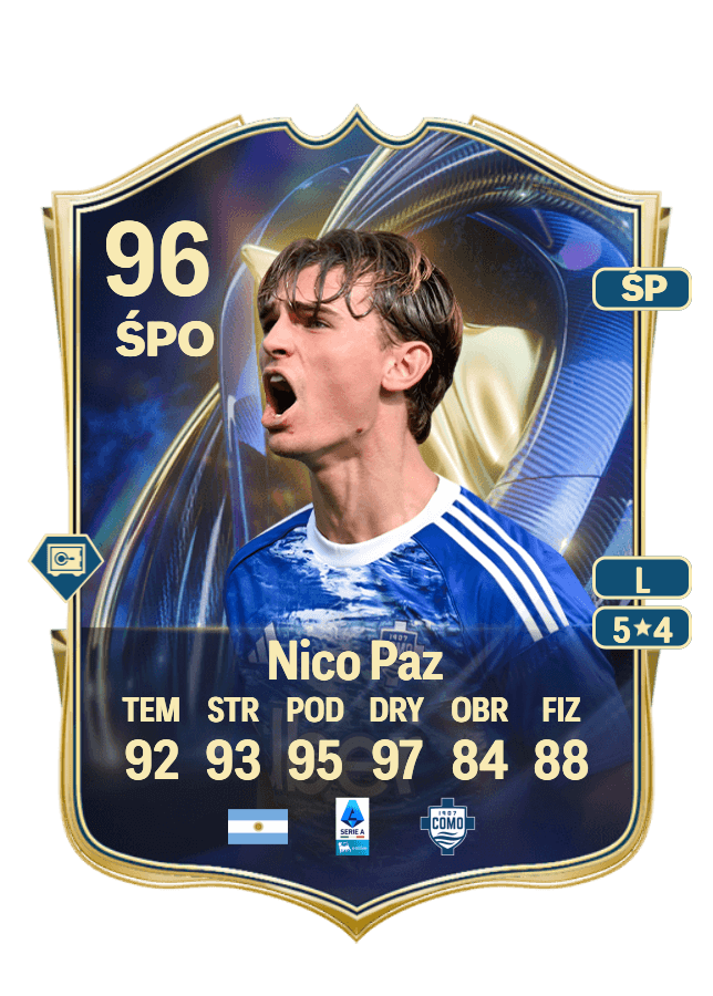 Nico Paz card