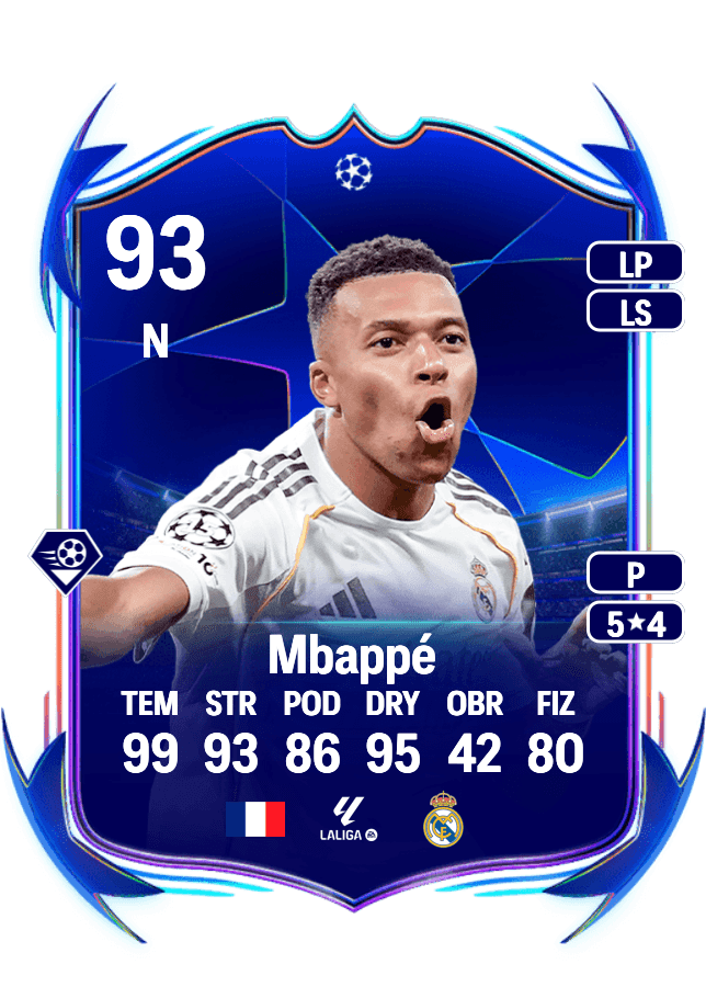 Kylian Mbappé card
