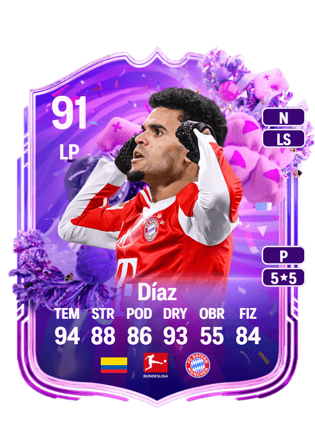 Luis Díaz card