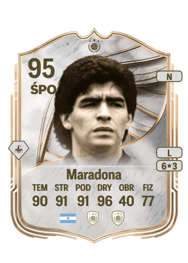 Diego Armando Maradona card