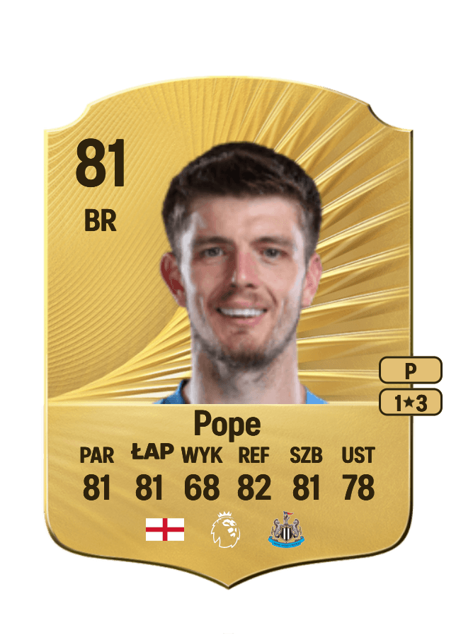 Nick Pope card