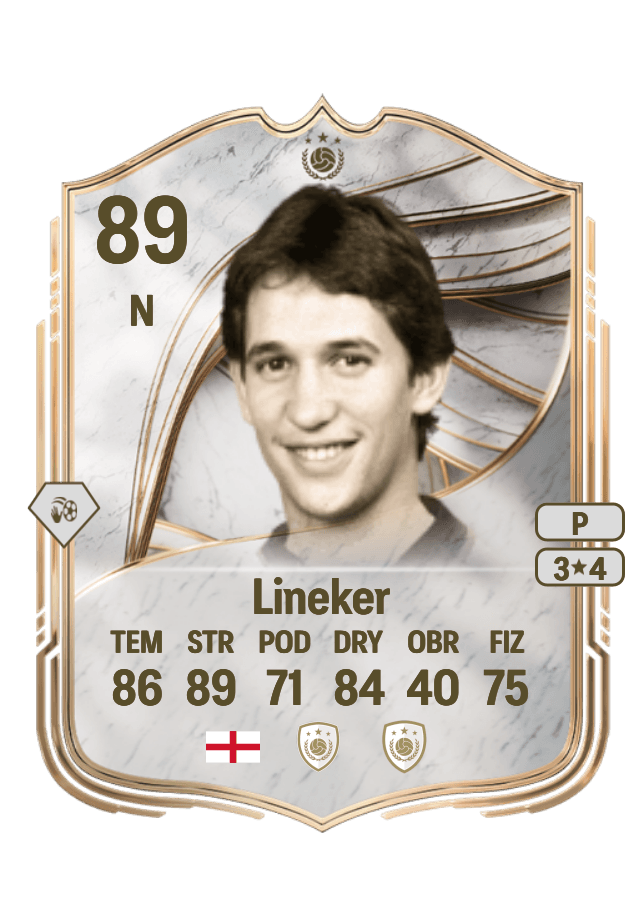 Gary Lineker card