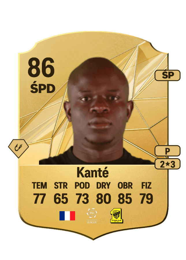 N'Golo Kanté card