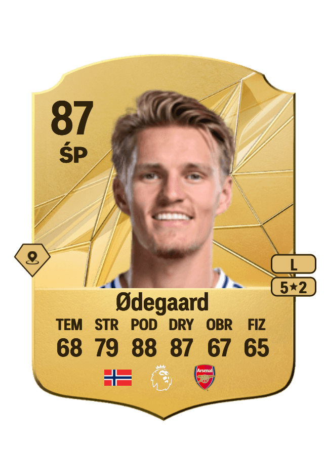 Martin Ødegaard card