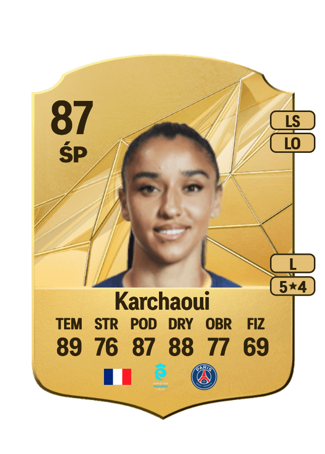 Sakina Karchaoui card