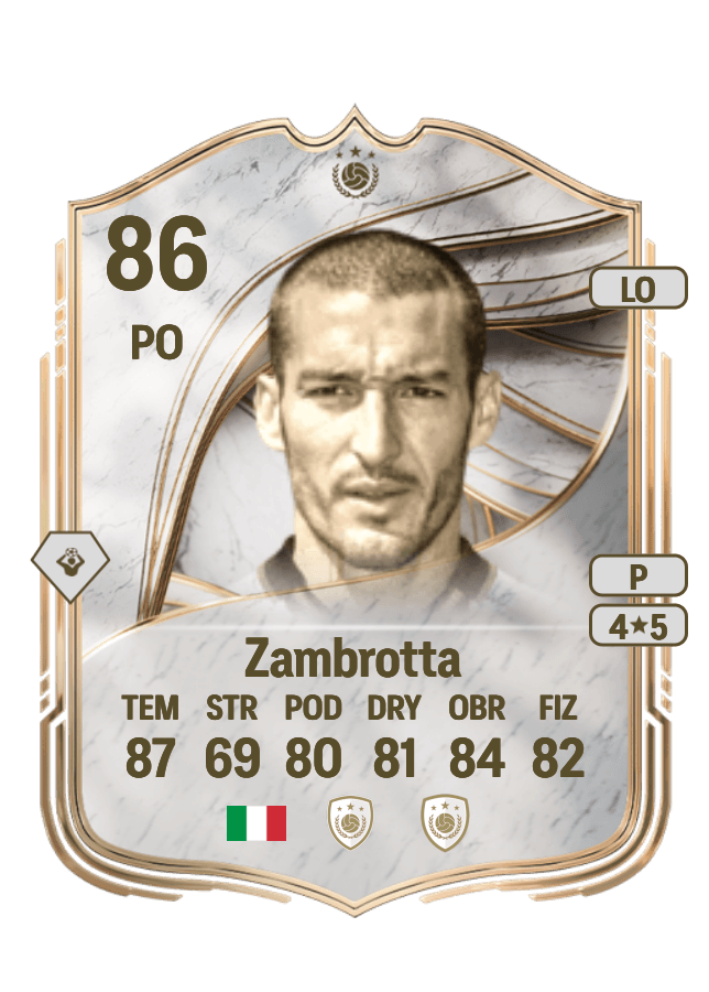Gianluca Zambrotta card