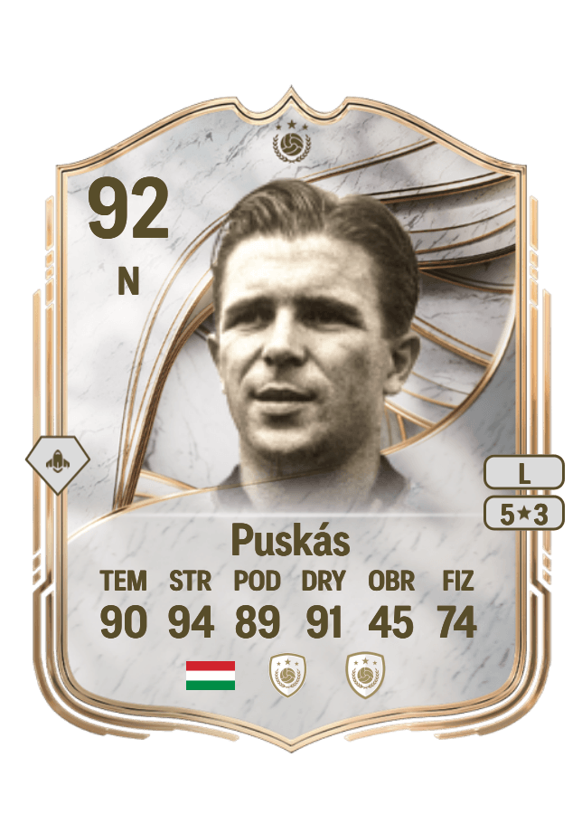 Ferenc Puskás card