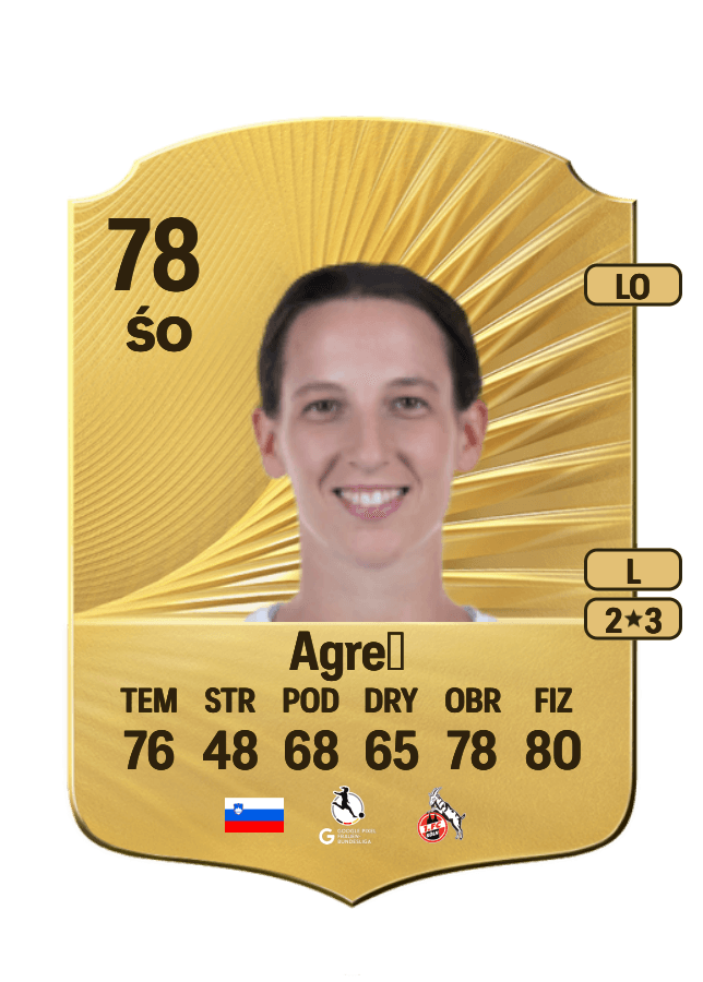 Sara Agrež card