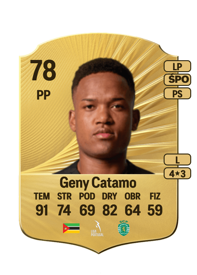 Geny Catamo card
