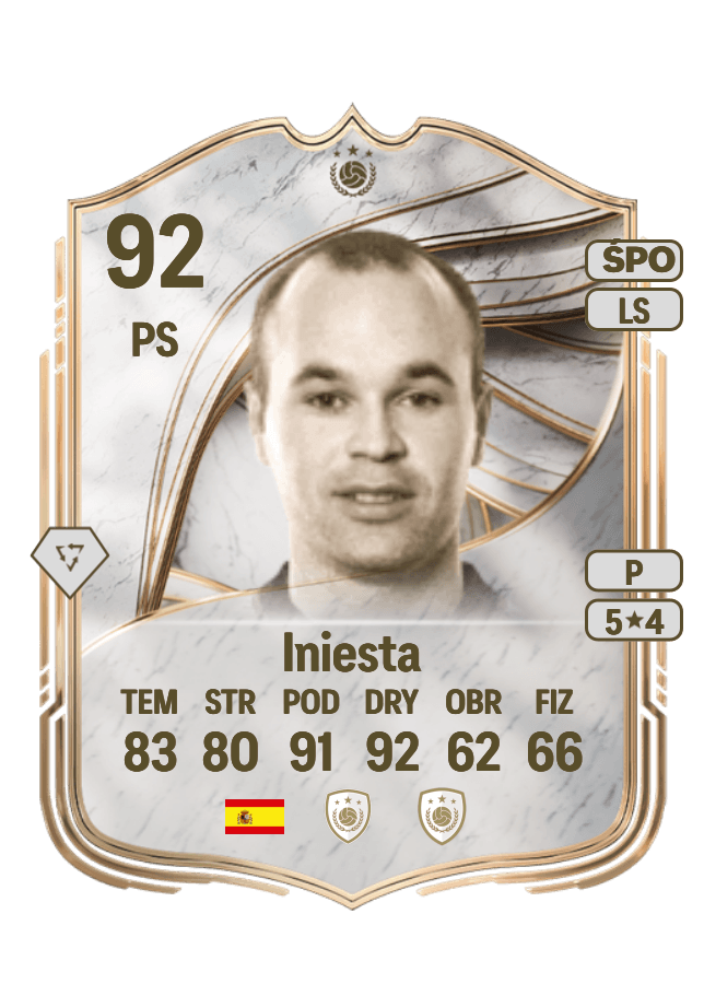 Iniesta card