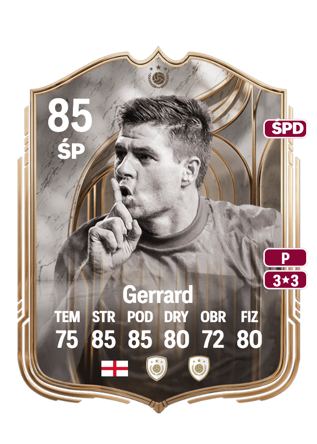 Steven Gerrard card