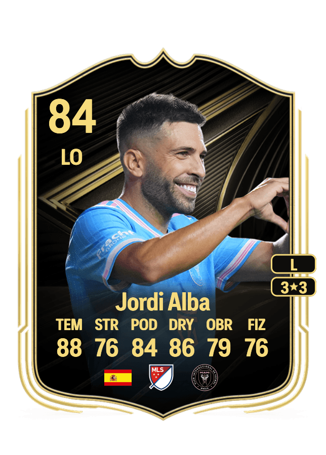 Jordi Alba card
