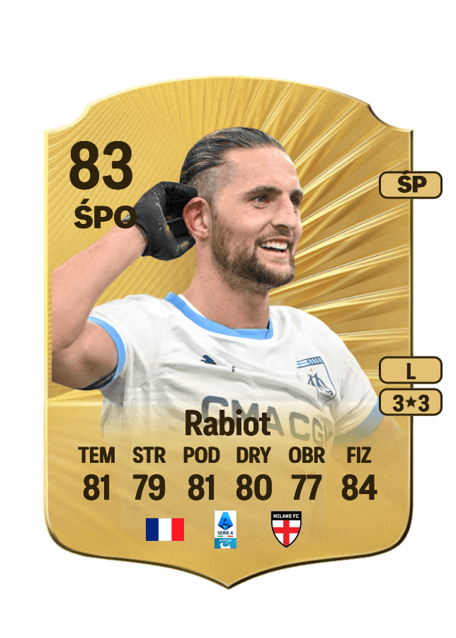 Adrien Rabiot card